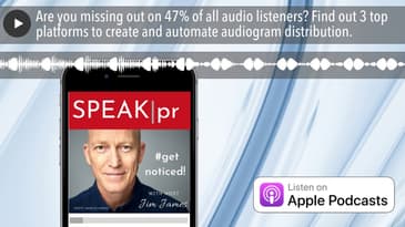 Are you missing out on 47% of all audio listeners? Find out 3 top platforms to create and automate