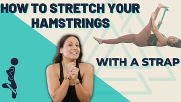 How to stretch your hamstrings with a strap