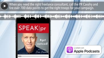 When you need the right freelance consultant, call the PR Cavalry and fire over 700 data points to