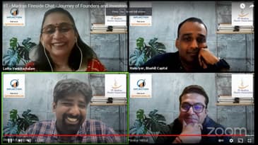 Fireside Chat Journey of Founders and Investors from IIT Madras