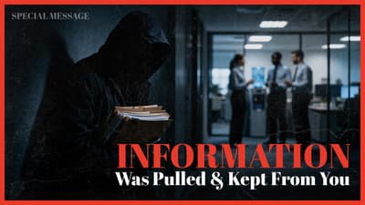 SPECIAL MESSAGE: Information Was Pulled and Kept From You | Kevin Zadai