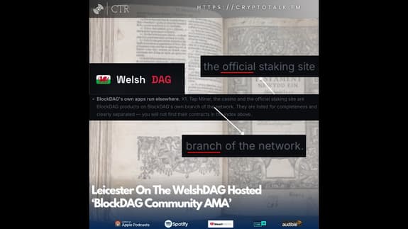 Leicester On The WelshDAG Hosted ‘#BlockDAG Community AMA 2’ (OOC) [COLORFUL LANGUAGE]