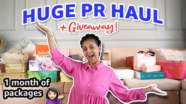 LETS UNBOX PR! + giveaway | Aanam C