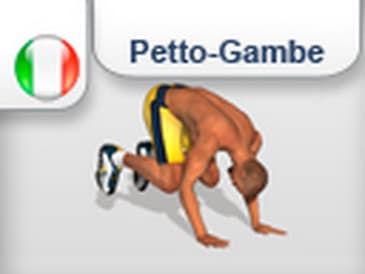 Ginnastica esercizi per pompare i muscoli  Pettorali Gambe