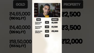 GOLD vs Mumbai main PROPERTY! | Ankur Warikoo #shorts