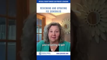 Reviewing and Updating Fee Schedules