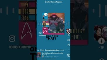 Another audio version of my review on #startrekprodigy has dropped! #podcast #startrek