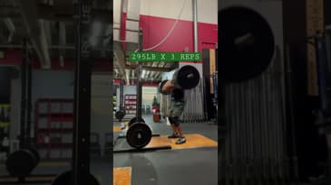 295lb X 3 front squats | Dr. Chris Garcia