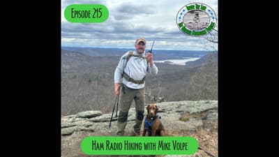 Episode 215 - Ham Radio Hiking with Mike Volpe
