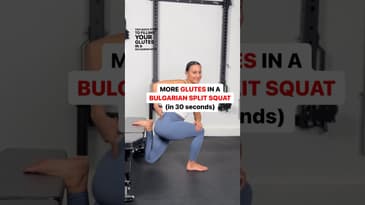 Glute work in Bulgarian Split Squat
