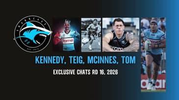 SharkCast: Interviews with Will Kennedy, Teig Wilton, Tom Hazelton and Cameron McInnes (Rd 16, 2026)