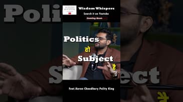 Polity King Karan Sir @mobishikshakaransir #Politics #UPSC #IAS #Exams #Podcast #WisdomWhispers