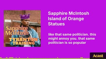 Sapphire McIntosh Island of Orange Statues | Tyrant In Training