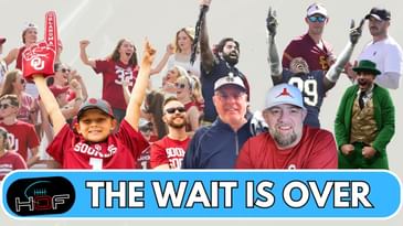 HOF College Football | Oklahoma Depth Chart | Hartman, Irish Cruise | USC Defense Still Leaking Oil