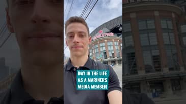 Day in the Life of a Mariners media member #shorts #baseball #mlb #seattle #mariners #media