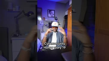 Cybersecurity horror story!