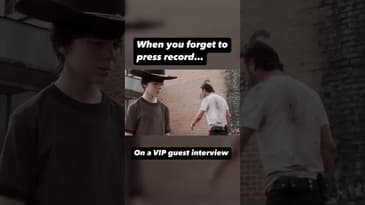 Don’t forget to press record, and have a backup recording going at all times. #podcasting #podcast