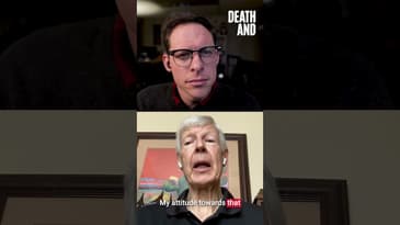 He's facing his own death with grace and dignity. And ice cream.