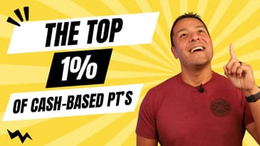 Why you're not in the top 1% of cash-based PTs