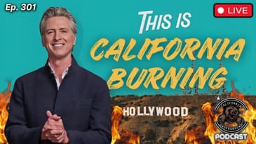 While California Burns, Newsom Podcasts