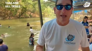 It's 95 degrees, here in Thailand...🫠☀️ Globe Aware Hill Tribes