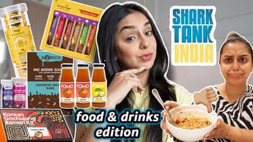 TRYING SHARK TANK INDIA SEASON 3 FOOD & BEVERAGE BRANDS! | Aanam C