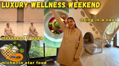 My Mom & I Spent 2 Days At A Luxury Wellness Centre (BLISS!) 🧘♀️ | Aanam C (Indian Wellness Centre)