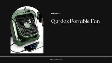 "Qardoz 26,800mAh Solar Fan Unboxing: Is This the Ultimate Portable Power-Cooler?"