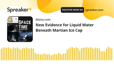 New Evidence for Liquid Water Beneath Martian Ice Cap