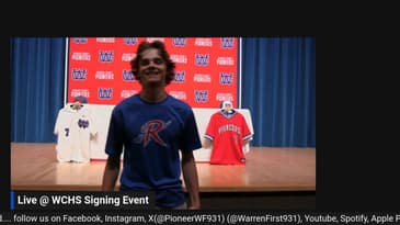 Live at WCHS, Evan Snapp Signing.