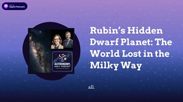 Rubin’s Hidden Dwarf Planet: The World Lost in the Milky Way