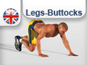 Female Male Workout exercise - how to get bigger hips buttocks legs