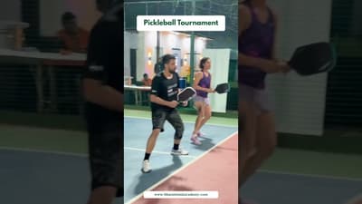 Pickleball Tournament at Bharat Pickleball Academy 🇮🇳🏓 #pickleball #sports #tournament