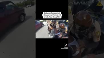 Police body-cam footage released of Dolphins Tyreek Hill getting arrested before the game. Part 2.