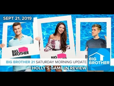 Holly's Big Brother 21 Game in Review #BB21