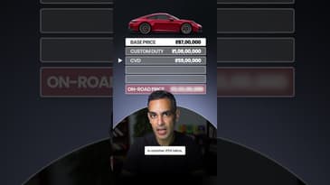 Porsche 911 IMPORT karne ki COST kitni hain?! | Ankur Warikoo #shorts