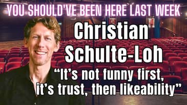 Christian Schulte-Loh - "It's not funny first, it's trust, then likeability"
