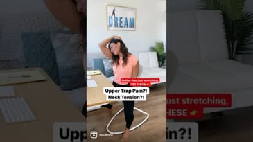 Do this for upper trap/neck pain!
