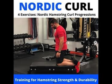 Best Hamstring Exercises - 4 Nordic Hamstring Curl Progressions