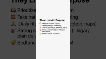 Longevity Lessons from the World’s Healthiest People #longevity #healthyaging #health