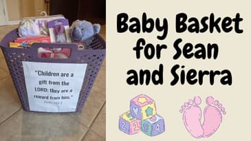 Baby Basket for Sean and Sierra | The Janay Wells Show