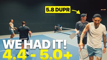 I Challenged Two 5.0’s (One Is A Pro!) To A Pickleball Match