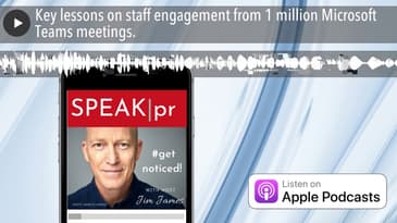 Key lessons on staff engagement from 1 million Microsoft Teams meetings.