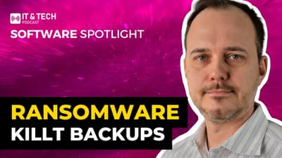 Ransomware-Angriff auf Backup von Veeam&Co? Cyberangriffe abwehren | iTernity bei #ITundTECH