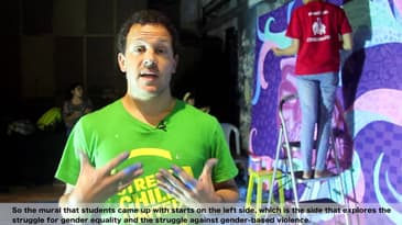 Community art project on Women’s Safety and Empowerment