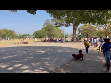 Teaching the Kid Basketball! A Week in Zimbabwe Summer 2023 ( Clip 4)