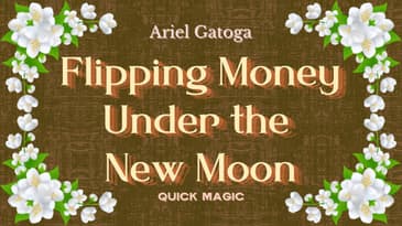 Money Spell: Flipping Money Under the New Moon - Quick Magic
