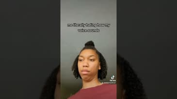 Literally Hates Her Voice But Decides To Do This... #tall #shorts