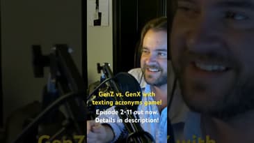 Stay in the Gray Podcast PREVIEW - Texting acronym game GenZ vs GenX