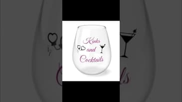 Our wine glasses are back in stock! Kinksandcocktails.com #kinksandcocktails